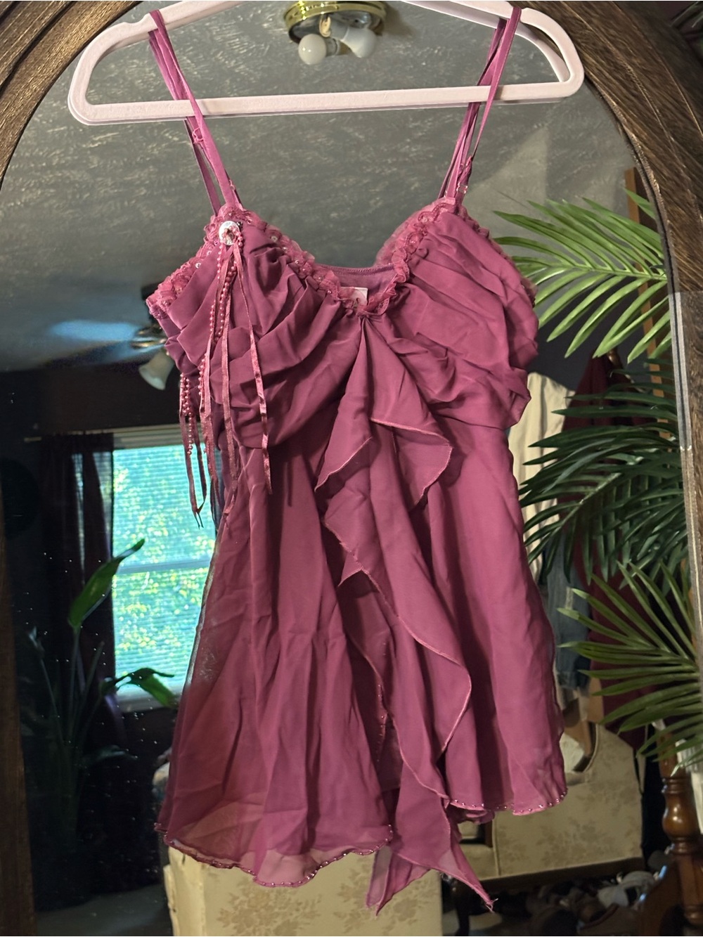 ✨🌸Y2K Vintage Rhapsody Fairy Ruffle tank 🌸✨